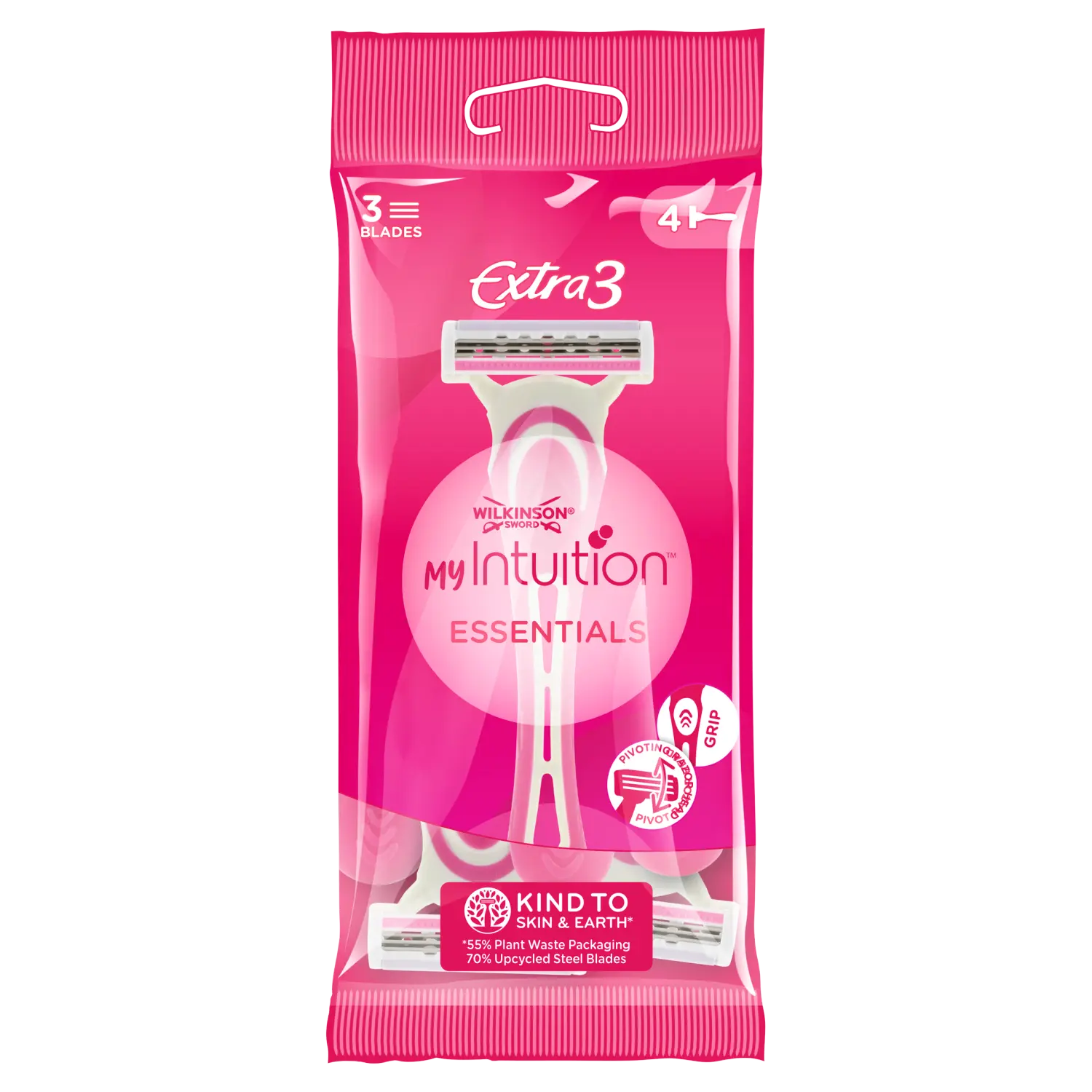 цена Wilkinson Sword Extra3 Beauty одноразовые бритвы, 4 шт.