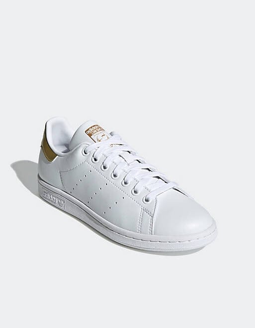 

Бело-золотые кроссовки adidas Originals Stan Smith, Желтый