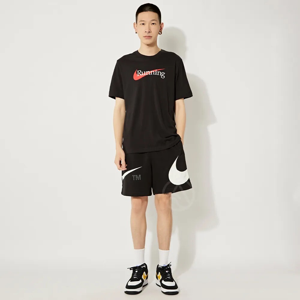 

Футболка Nike Running Logo Printing, черный