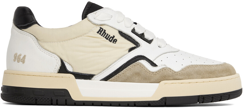 

Эксклюзивные белые и черные гоночные кроссовки SSENSE Rhude