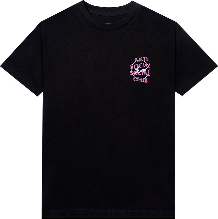 Футболка Anti Social Social Club x Fragment Precious Petals Tee 'Black/Pink', черный - фото