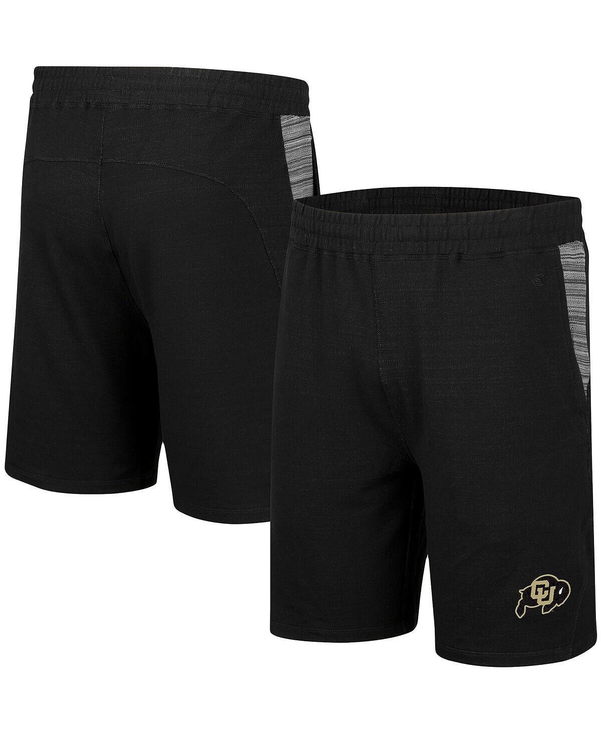 

Мужские черные шорты colorado buffaloes wild party tri-blend Colosseum, черный