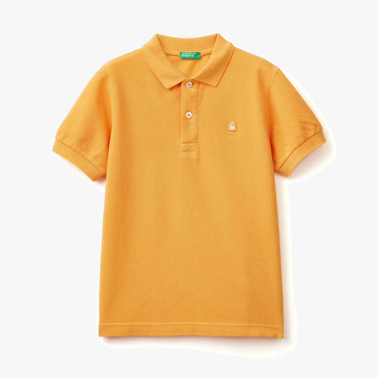 

Футболка-поло United Colors Of Benetton Slim Fit, желтый