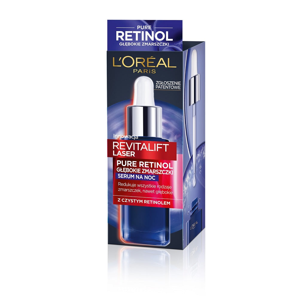 L'Oreal Paris Revitalift Laser Pure Retinol ночная сыворотка против морщин 30мл