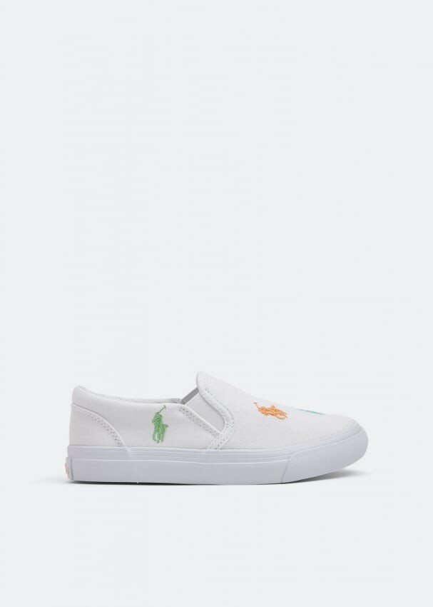 

Кроссовки POLO RALPH LAUREN Keaton slip-on sneakers, белый