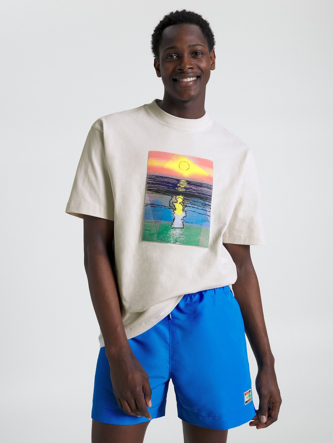 

Футболка Tommy Hilfiger X Andy Warhol Sunset, кремовый