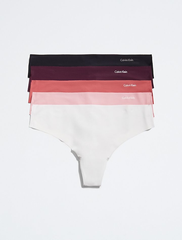 

Комплект из 5 стрингов Invisibles Calvin Klein, черный