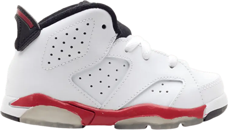 

Кроссовки Air Jordan 6 Retro TD White Infrared, белый