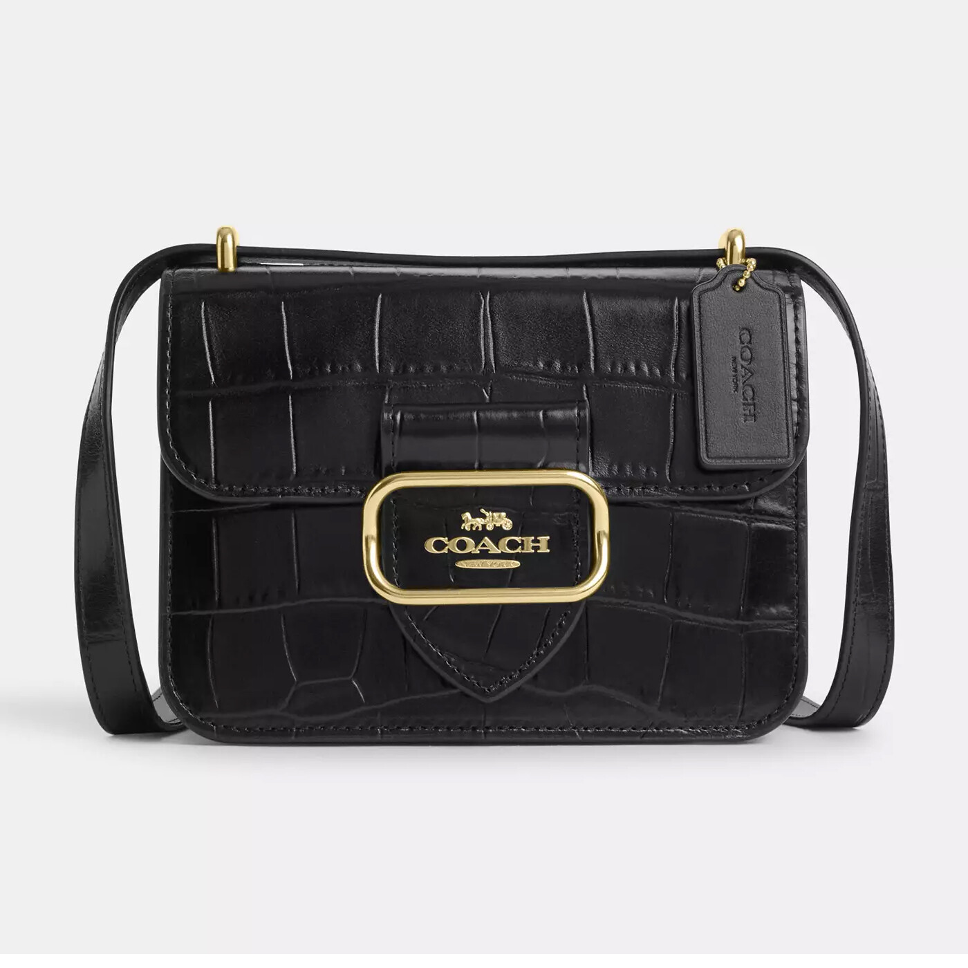 

Сумка Coach Outlet Morgan Square Crossbody, золотой/черный