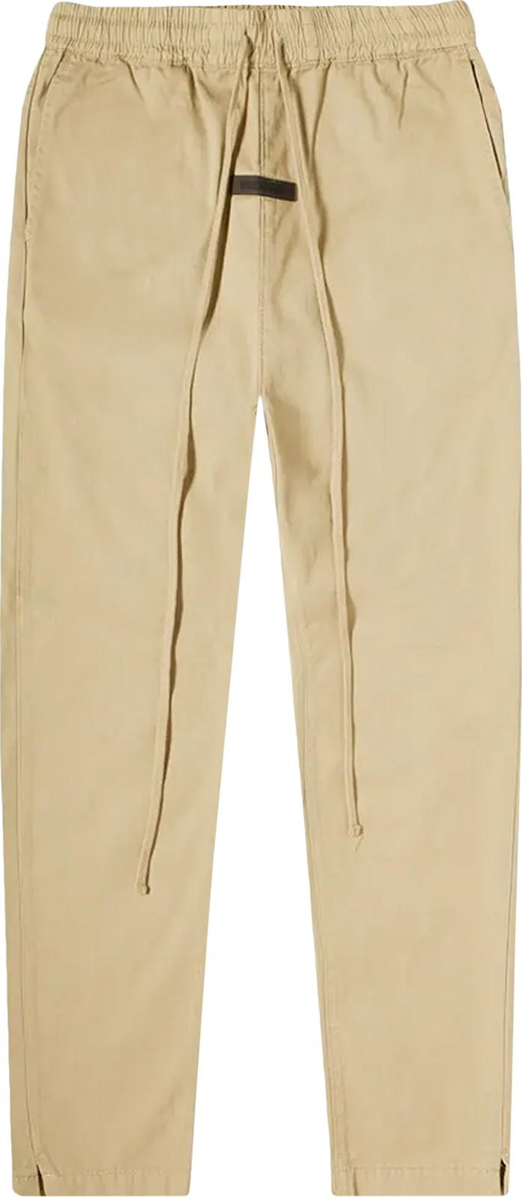 Брюки Fear of God Essentials Twill Pants 'Khaki', коричневый - фото