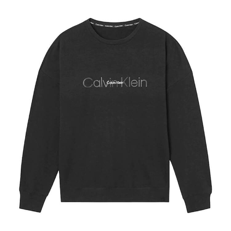 

Свитшот Calvin Klein Lounge Embossed Icon, черный