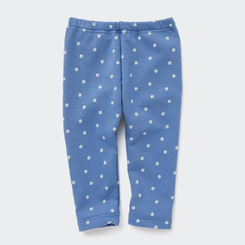 

Легинсы для малышей Uniqlo Toddler Fleece Footprint, синий