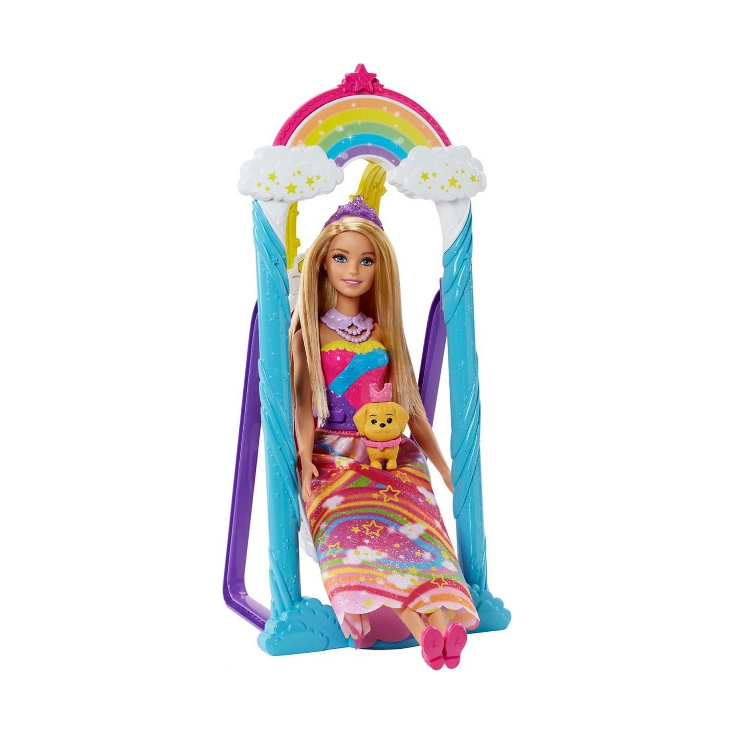 цена Кукла Barbie Dreamtopia радужная принцесса