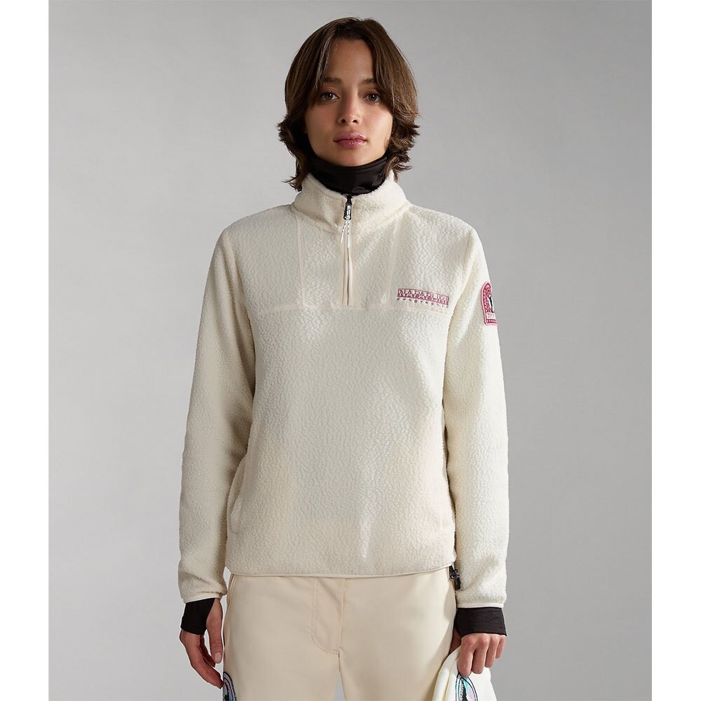 

Толстовка Napapijri T-Cuverville Half Zip, бежевый