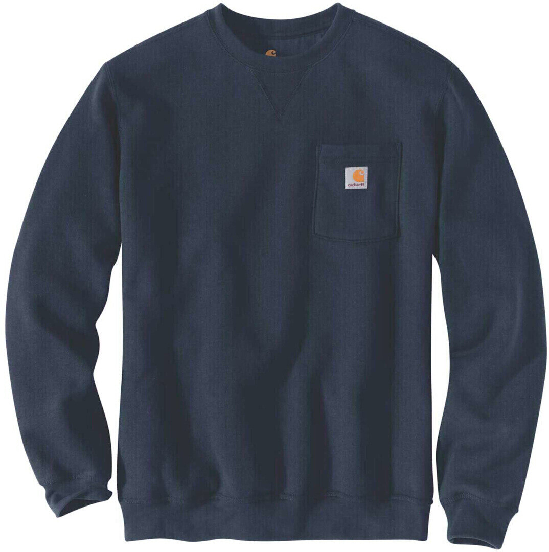 

Толстовка Carhartt Crewneck Pocket, темно-синий