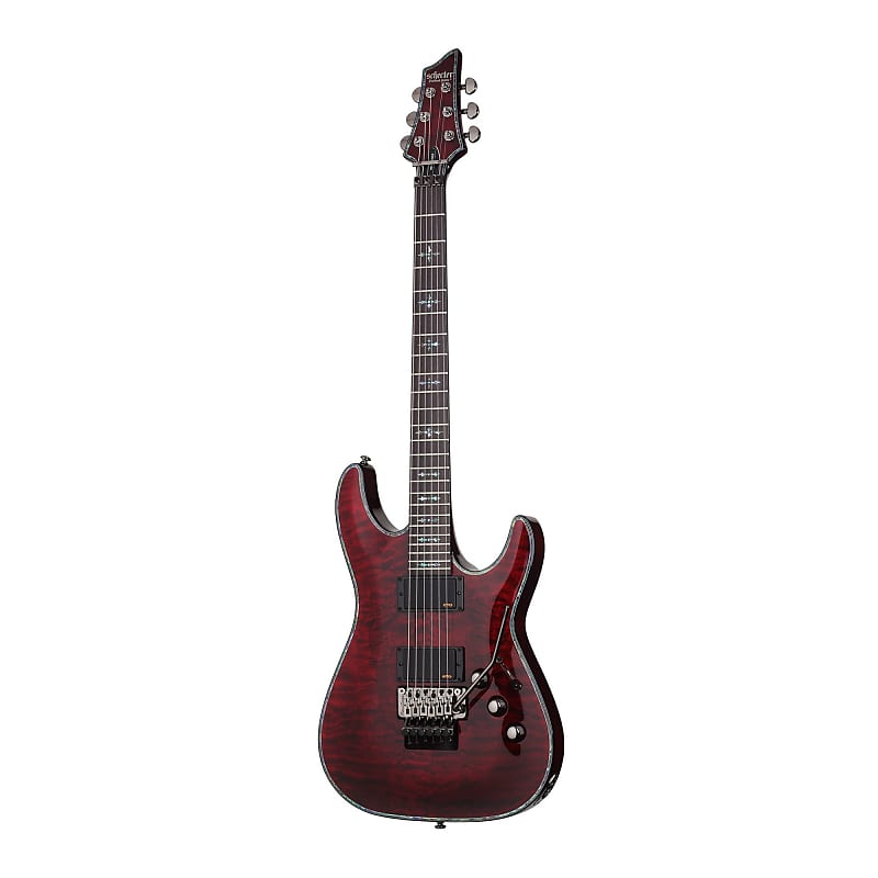 Schecter Hellraiser C-1 FR 6-струнная электрогитара из красного дерева, стеганого клена с батарейным отсеком (правша, черная вишня) Schecter Hellraiser C-1 FR 6-String Electric Guitar (Right-Handed, Black Cherry)