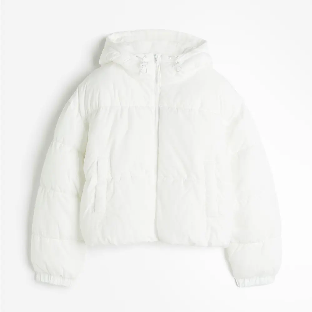 

Куртка H&M Hooded Puffer, белый