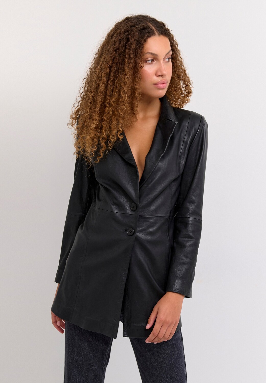 

Пальто короткое My Essential Wardrobe, черный
