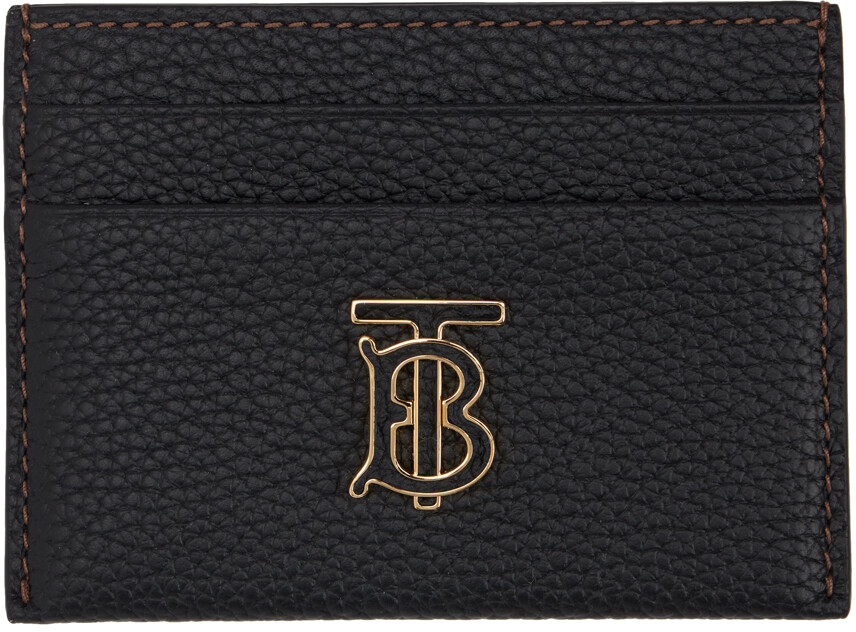 

Черный футляр для карт ТБ Burberry