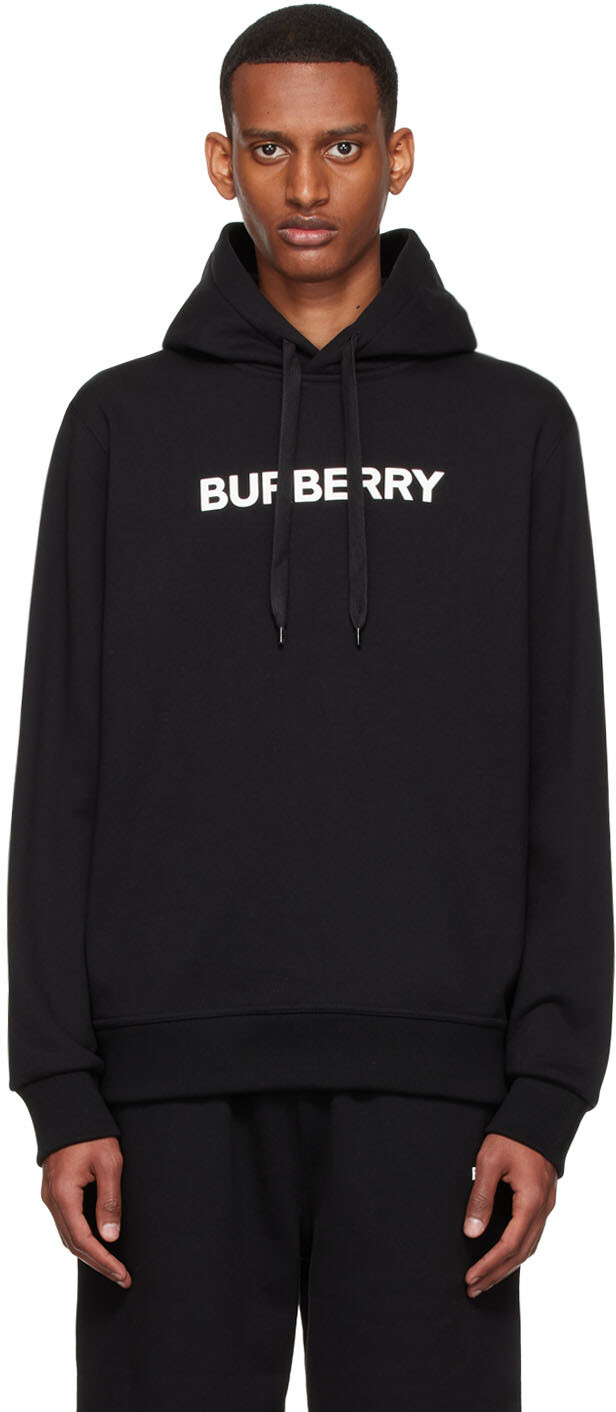 

Черная толстовка с капюшоном Ansdell Burberry