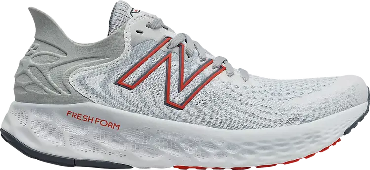 

Кроссовки New Balance Fresh Foam 1080v11 'White Ghost Pepper', белый дубль
