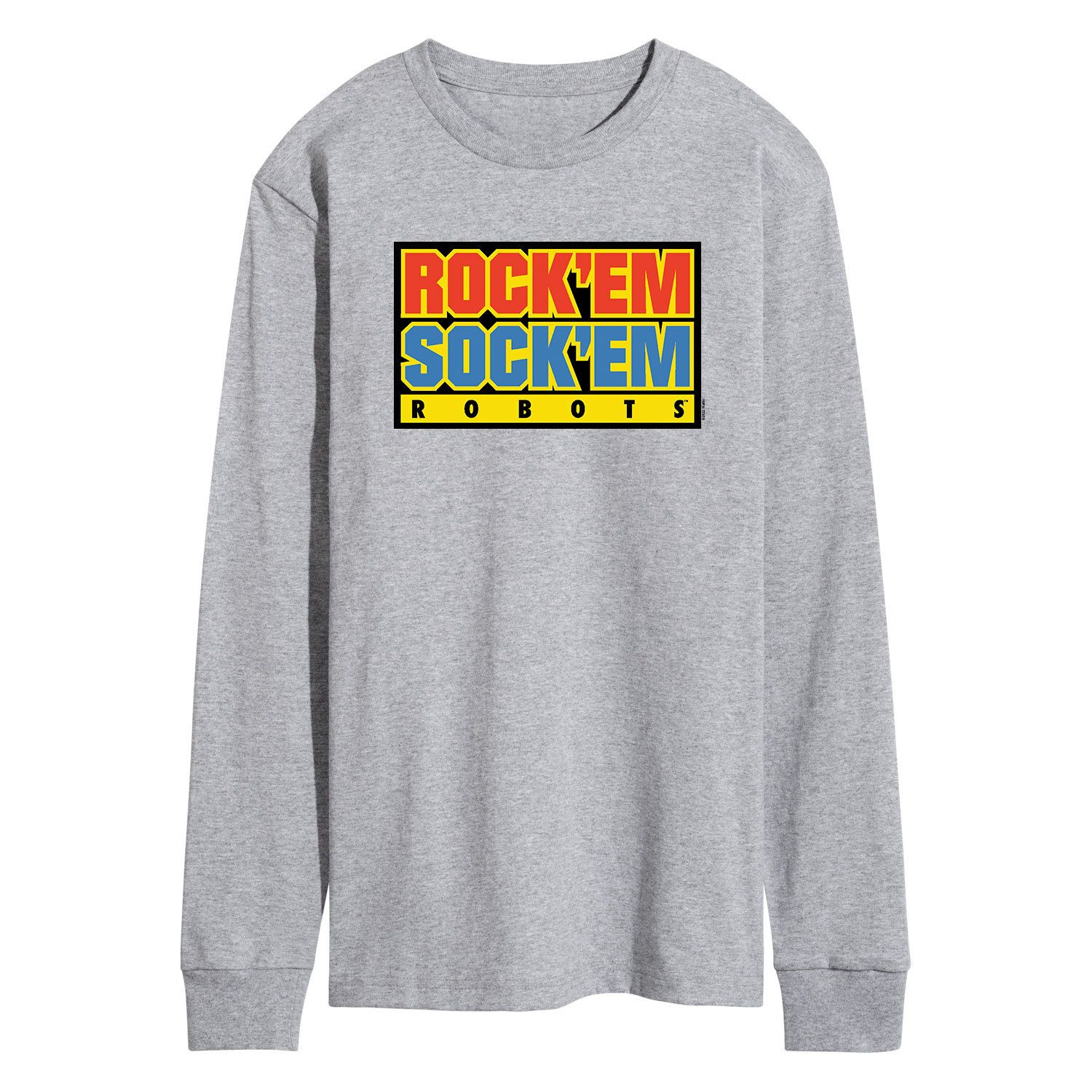 Мужская футболка с логотипом Rock 'Em Sock 'Em Licensed Character