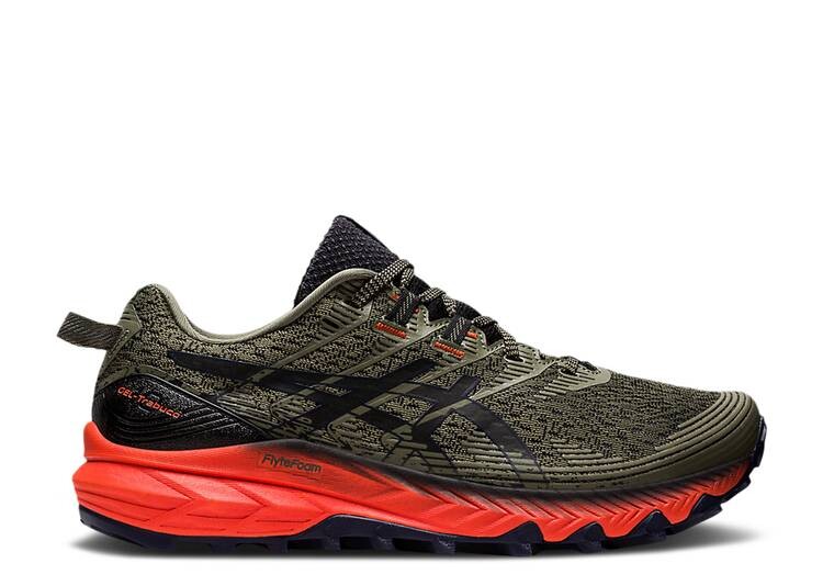 

Кроссовки ASICS GEL TRABUCO 10 'MANTLE GREEN RED', зеленый