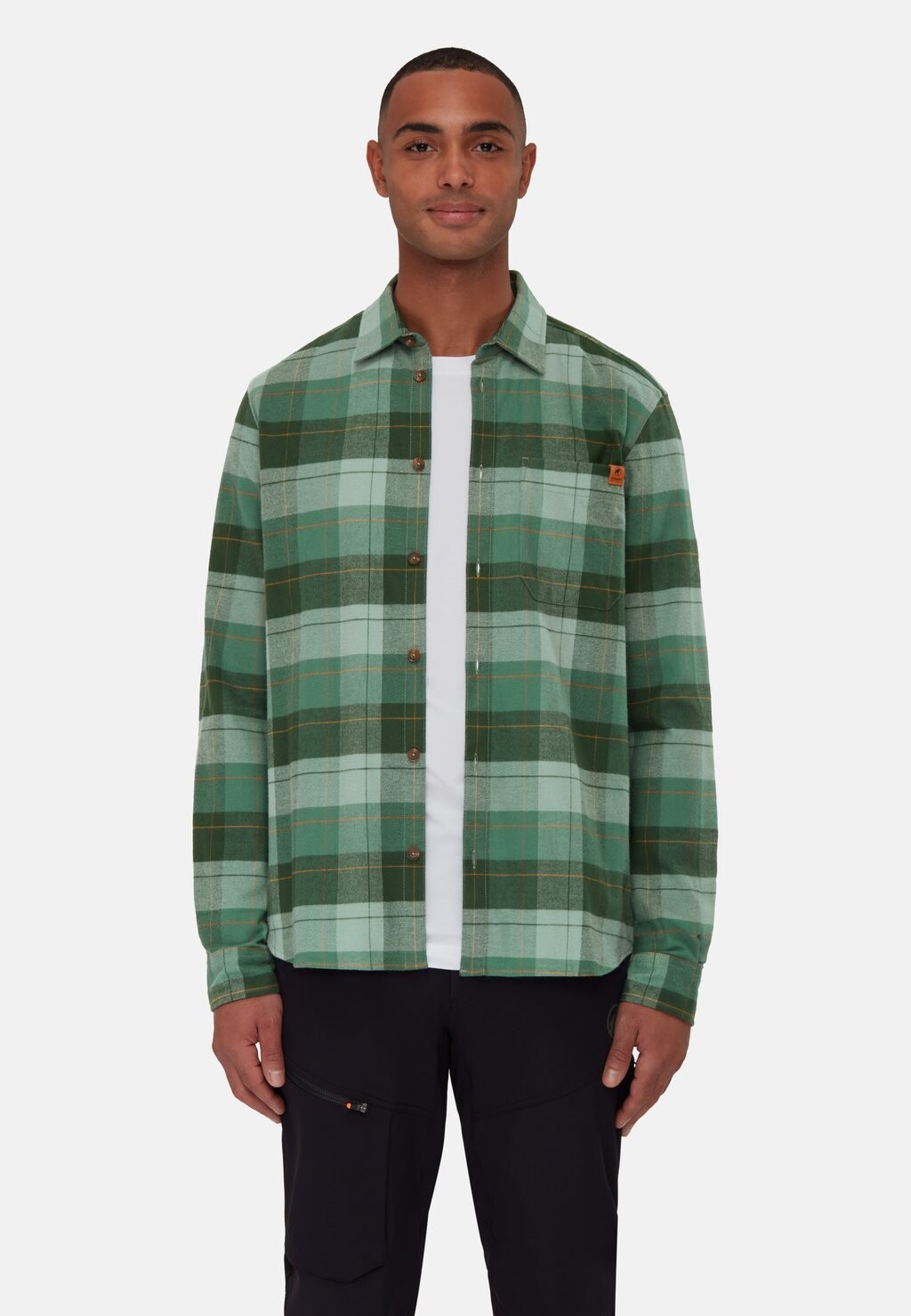 

Рубашка Trovat Longsleeve Mammut, цвет dark jade woods