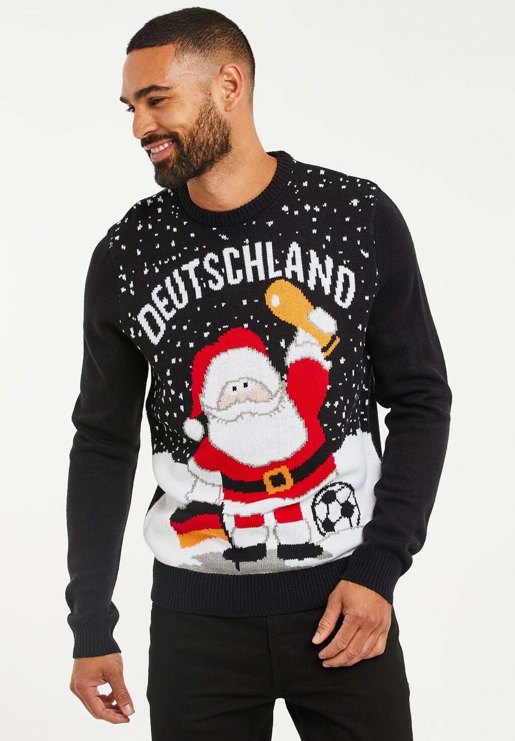 

Вязаный свитер XMAS WM FAN PULLOVER Threadbare, цвет black