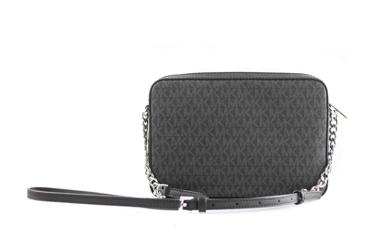 

Michael Kors Jet Set Большая сумка через плечо из сафьяновой кожи East West [женская подпись], черный