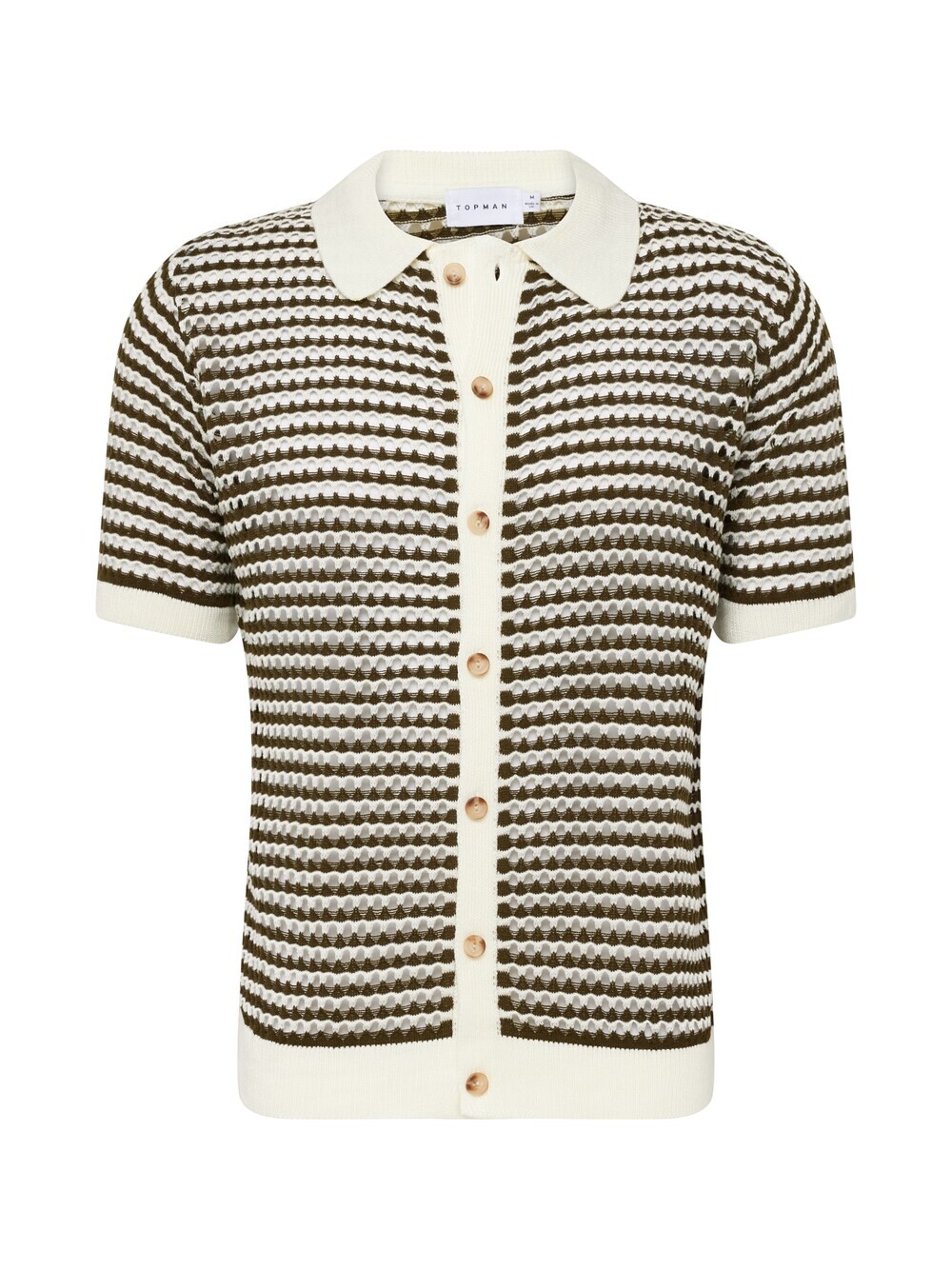 

Вязаный кардиган TOPMAN, бежевый