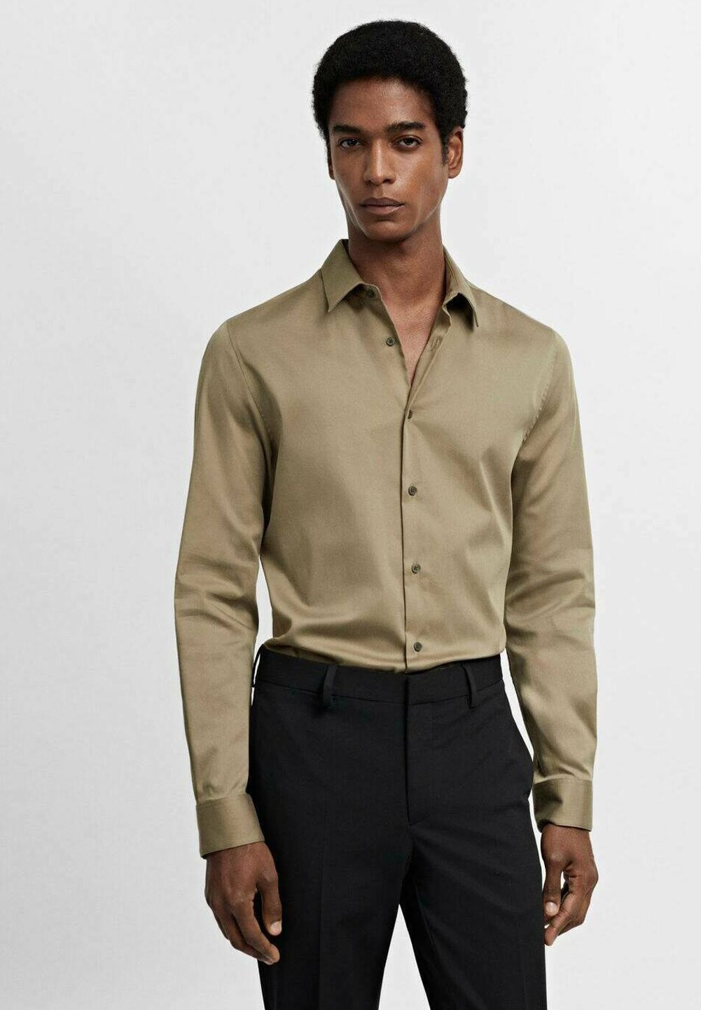 

Деловая рубашка EMOTION Mango, цвет grøn