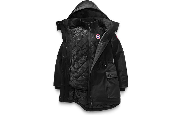 

Женский пуховик Canada Goose, черный