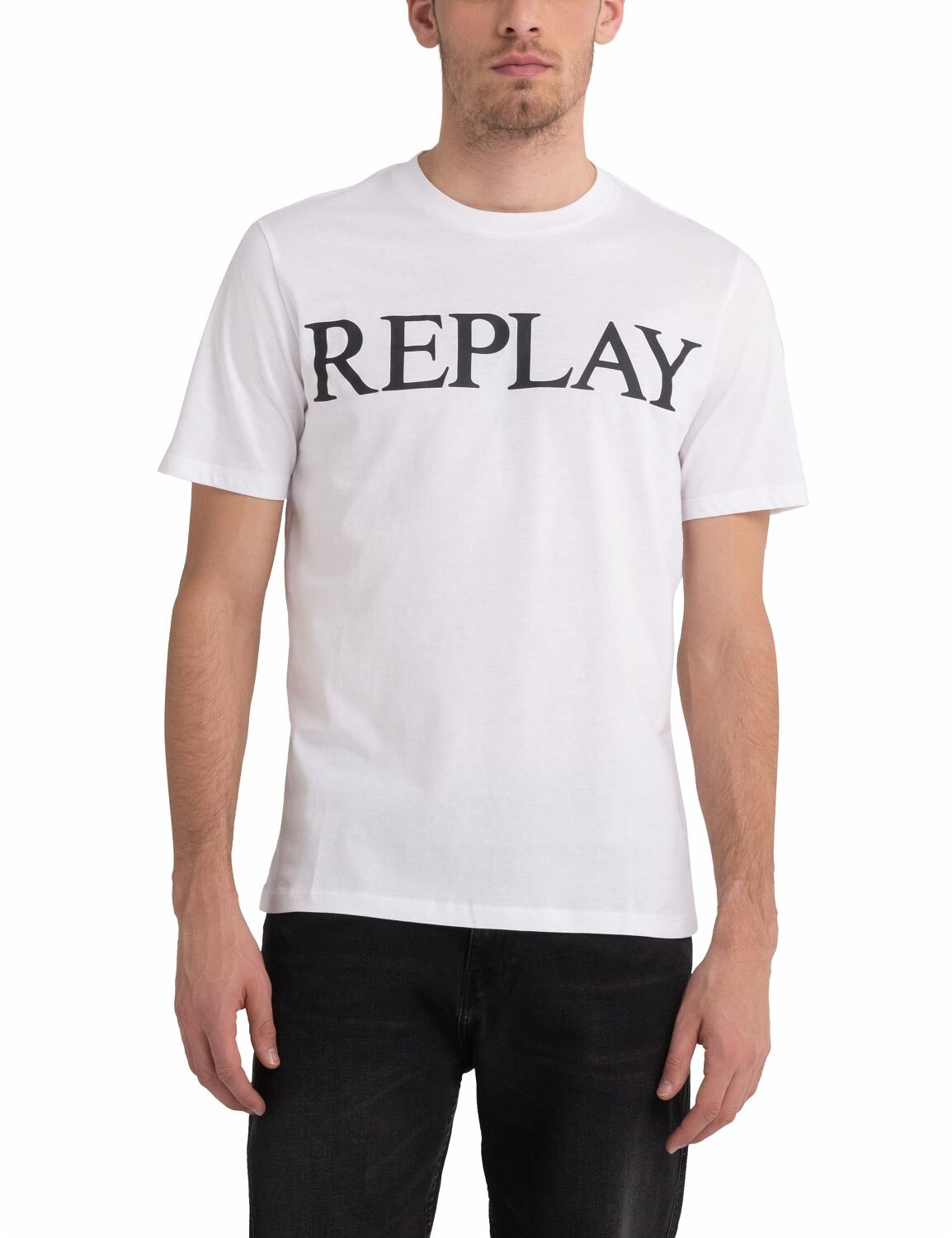 

Футболка Replay Compact Cotton Jersey, белый