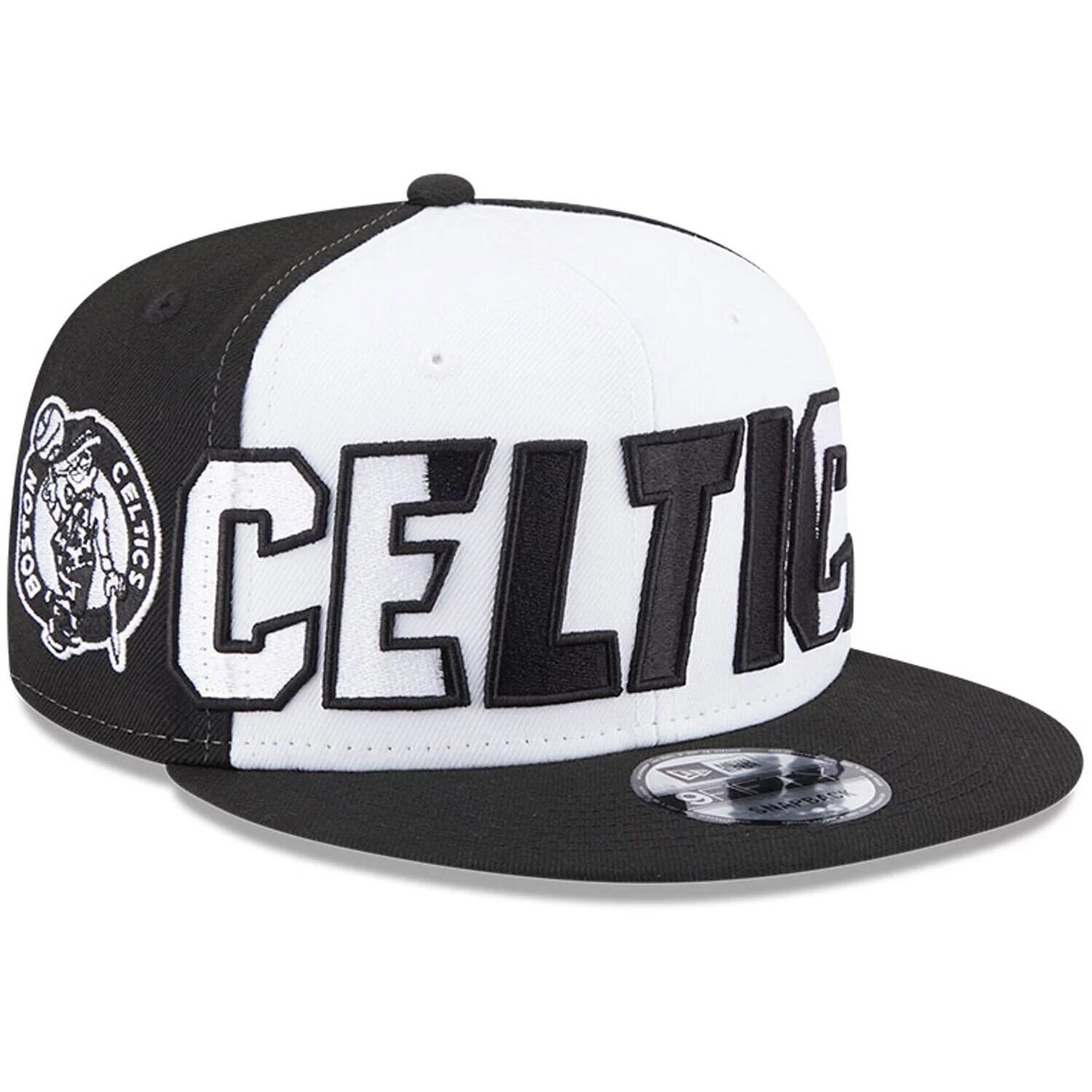 

Мужская бейсболка New Era белого/черного цвета Boston Celtics Back Half 9FIFTY Snapback