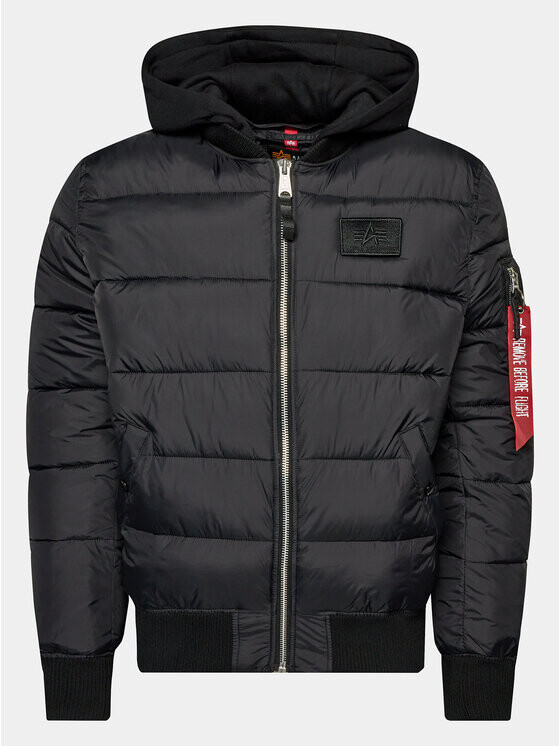 

Пуховик стандартного кроя Alpha Industries, черный