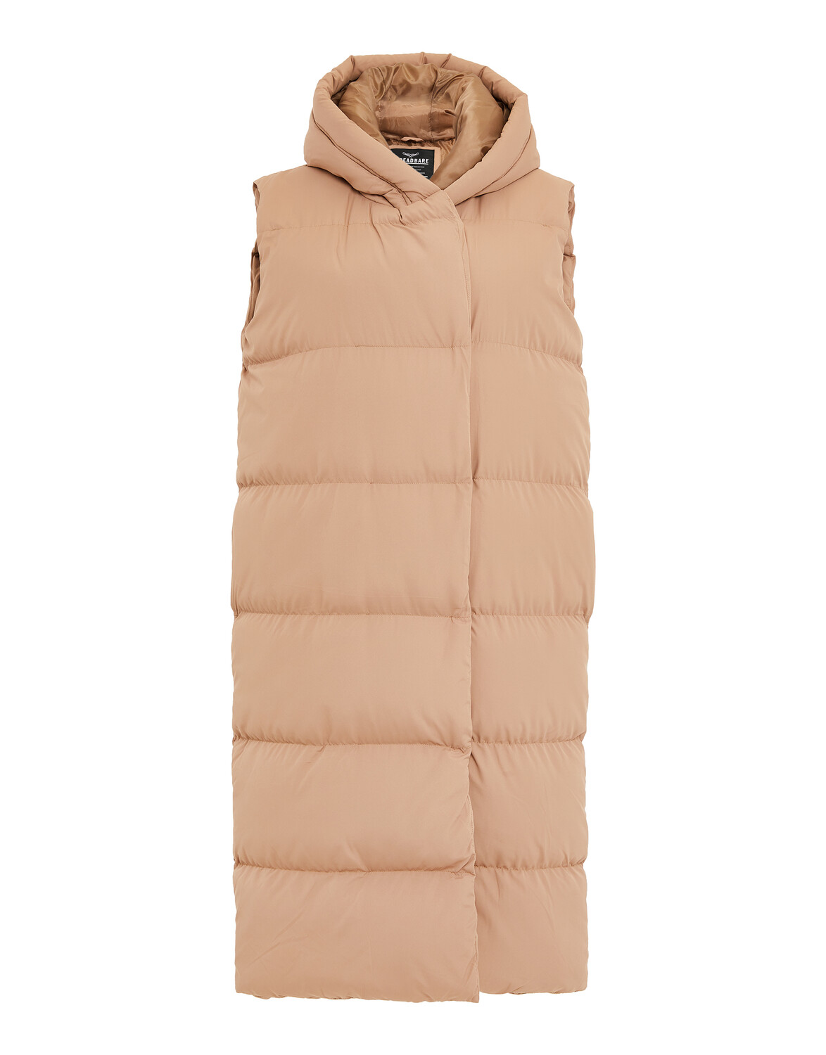 

Утепленный жилет Threadbare Long THB Viktoria Maxi Gillet with Hood, серый