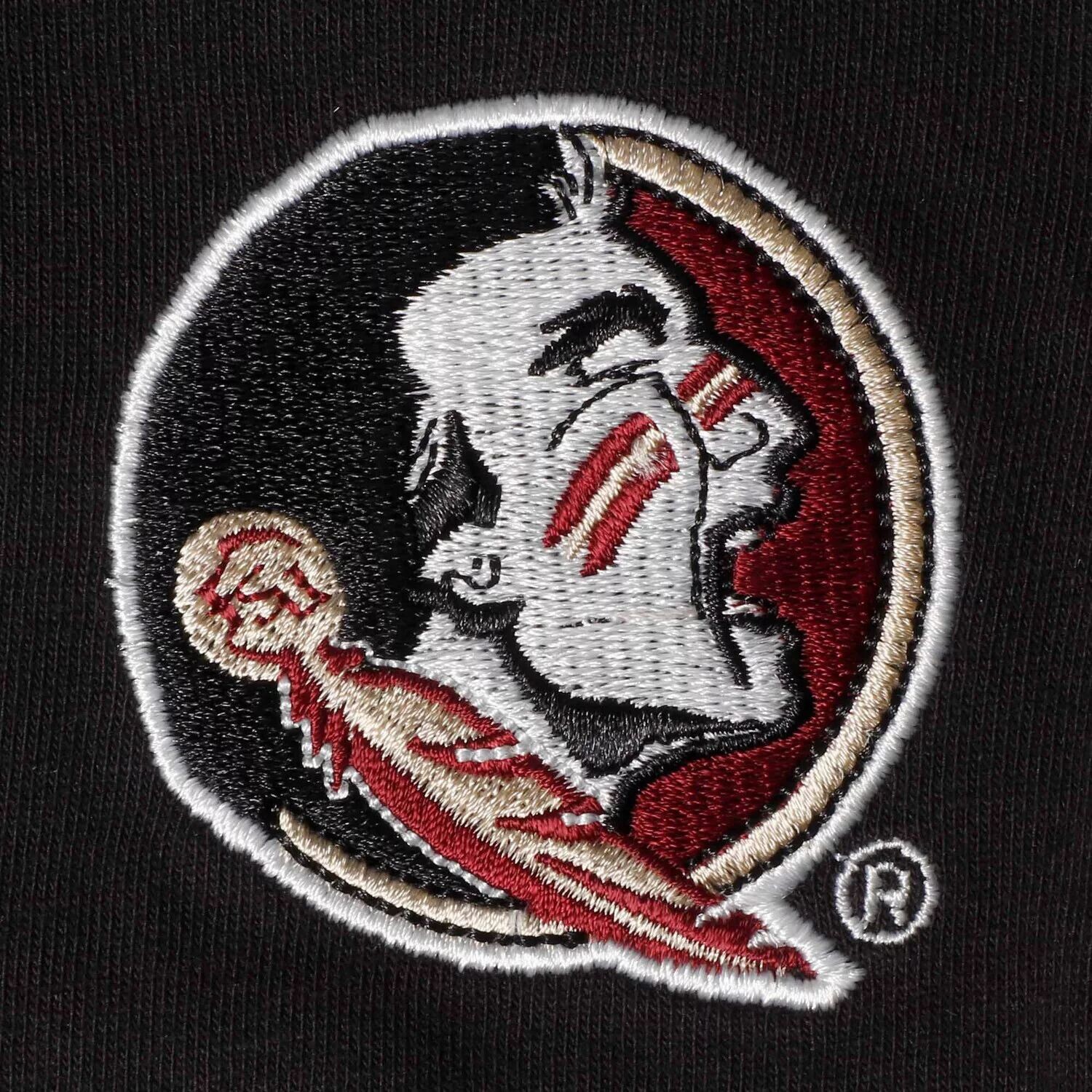

Черное боди-поло для младенцев Florida State Seminoles Unbranded