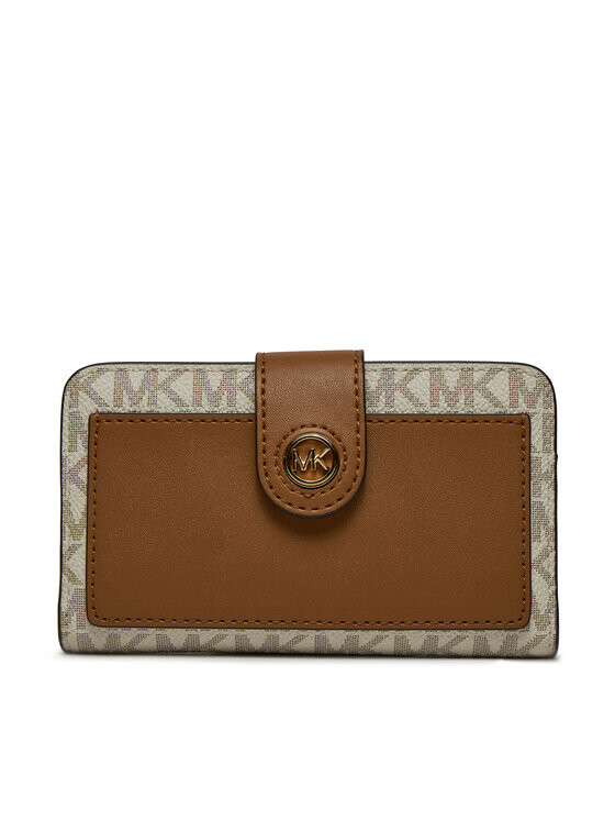 

Большой женский кошелек Michael Michael Kors, бежевый