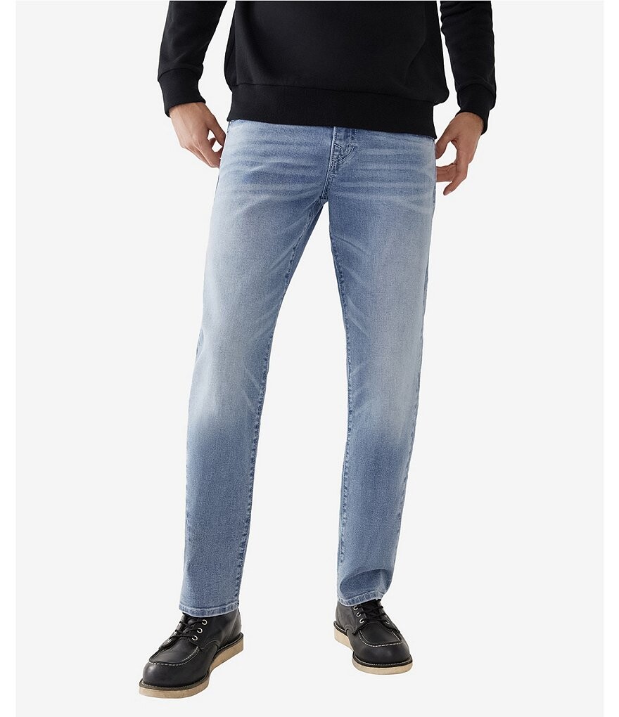 

Свободные джинсы узкого кроя с пятью карманами True Religion Geno, синий