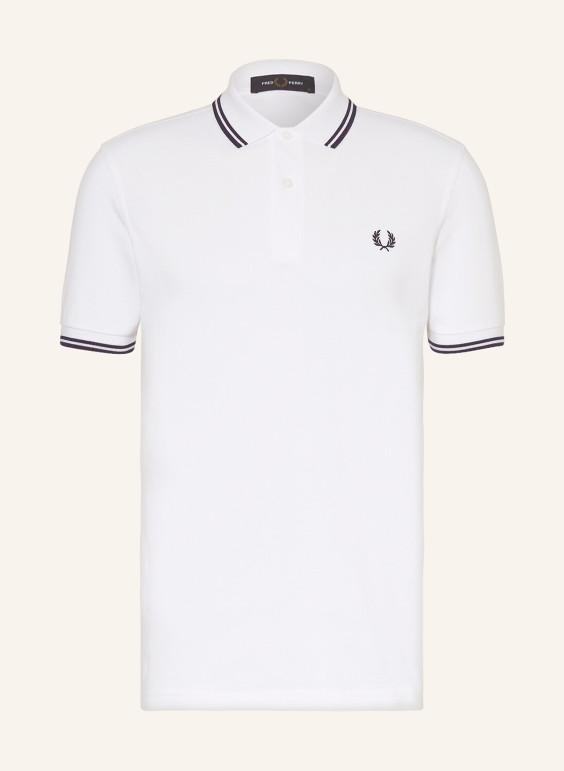 

Рубашка поло FRED PERRY Piqué M3600 Slim Fit, белый