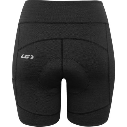 Короткие шорты Fit Sensor Texture 5.5 женские Louis Garneau, черный