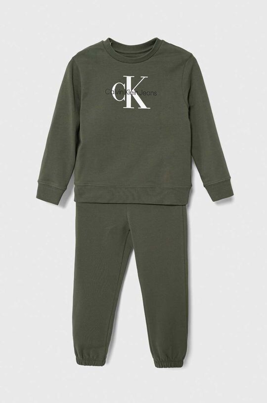 

Детский спортивный костюм Calvin Klein Jeans, зеленый