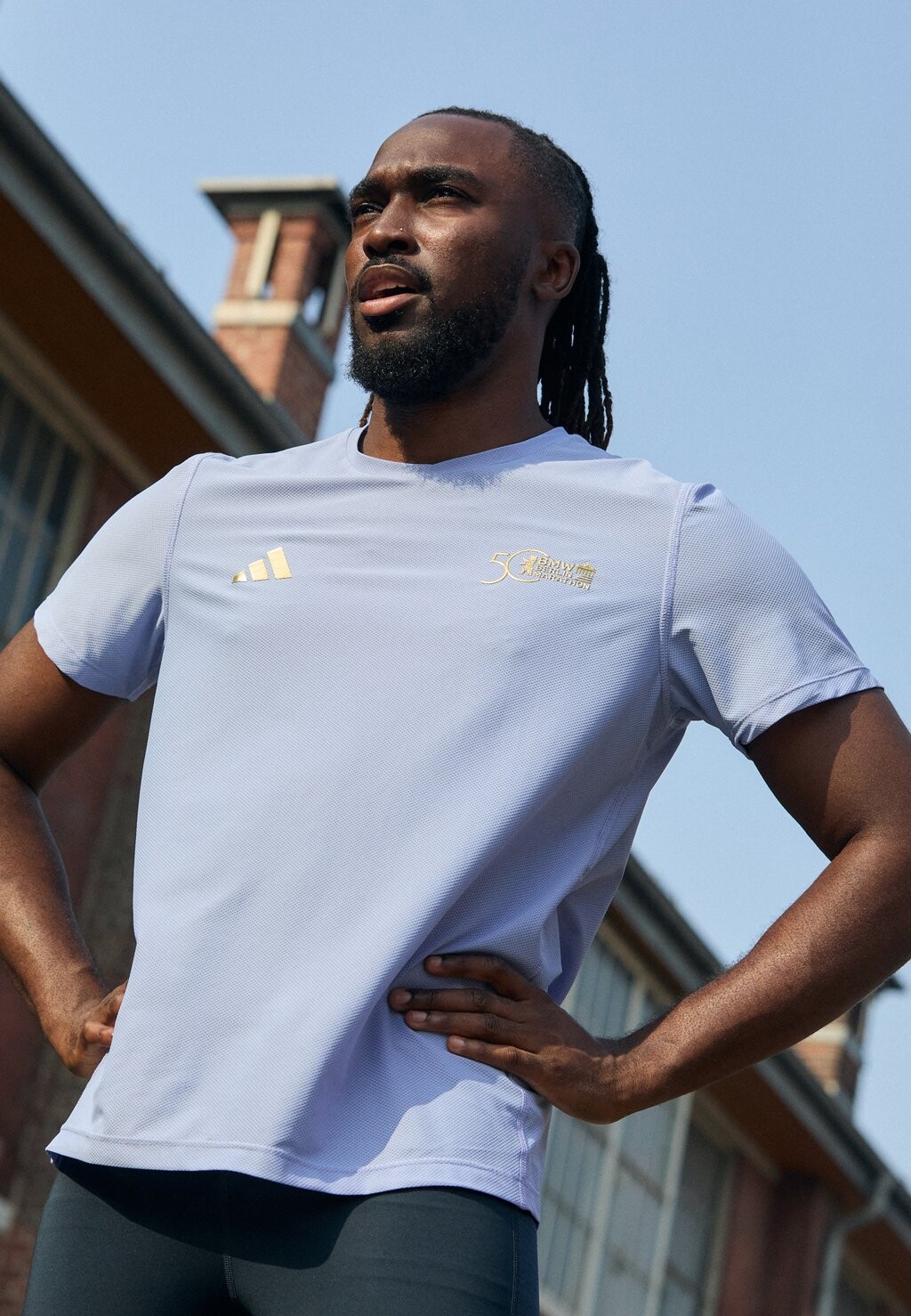 

Спортивная футболка BER24 TEE adidas Performance, синий