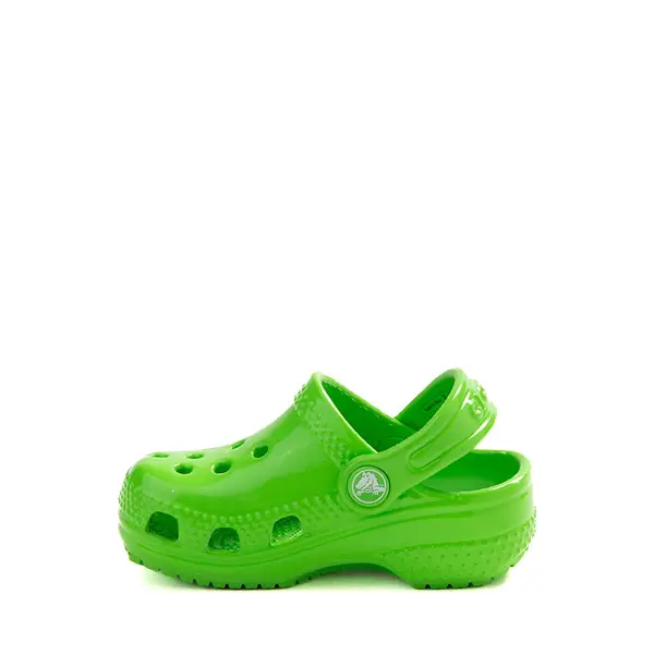 

Сабо Crocs Littles High-Shine Clog, цвет Neon Green