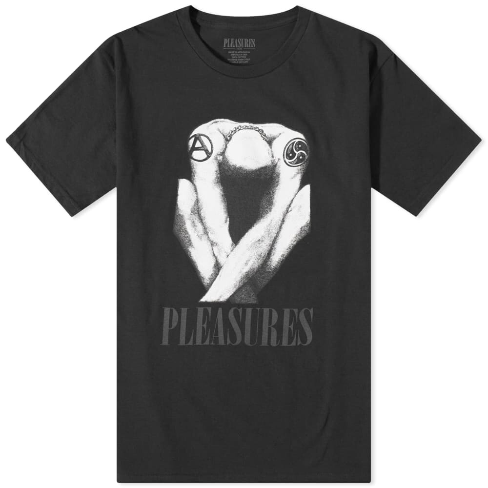 

Футболка Pleasures согнутая, черный