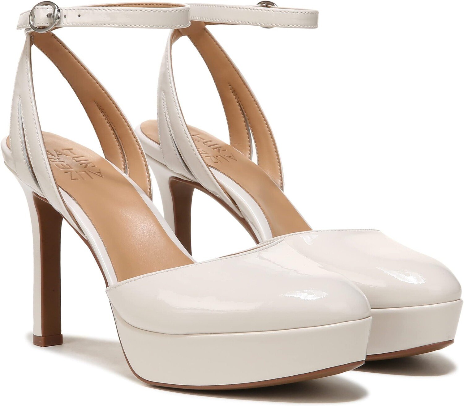 

Туфли Clarice Naturalizer, цвет Satin Pearl Beige Patent Leather