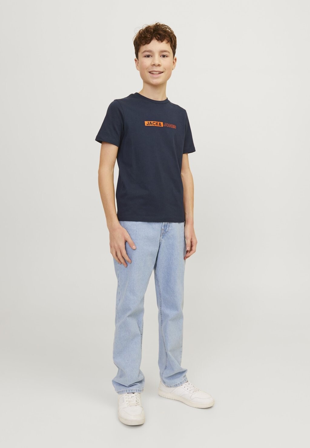 

Футболка с принтом CREW NECK Jack & Jones, темно-синий