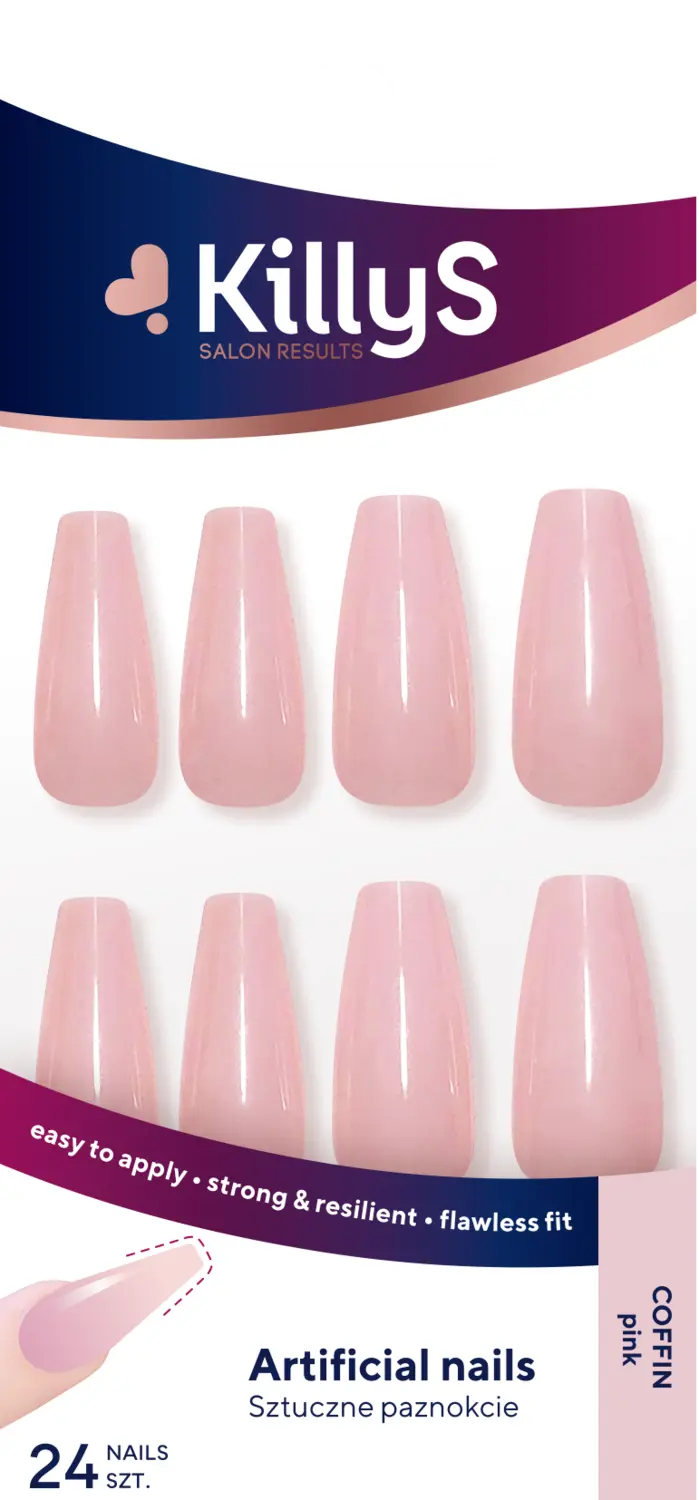 

Искусственные ногти Killys Pink, 24 шт/1 упаковка