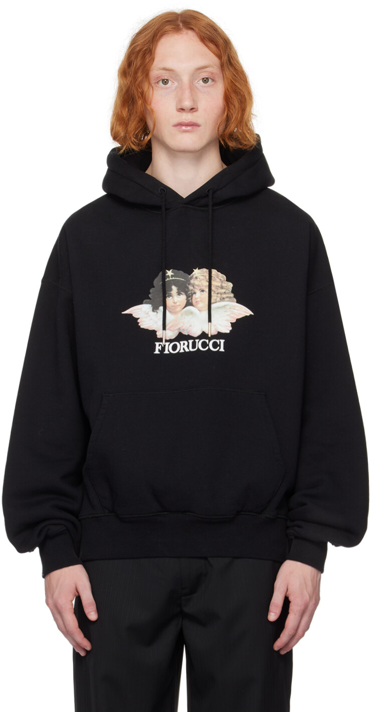 

Толстовка с черными ангелами Fiorucci, Черный